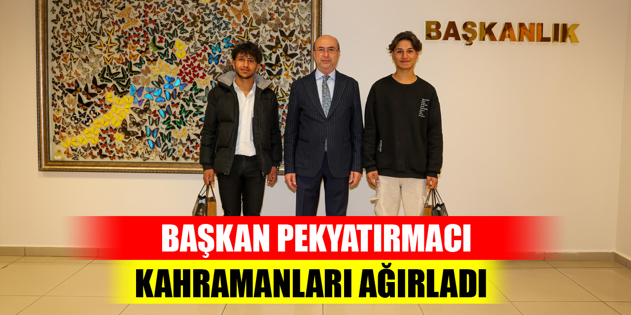 Başkan Pekyatırmacı kahramanları ağırladı