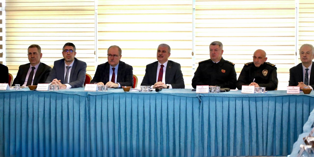 Konya'da bağımlılıkla Mücadele İl Koordinasyon Kurulu Toplantısı gerçekleştirildi