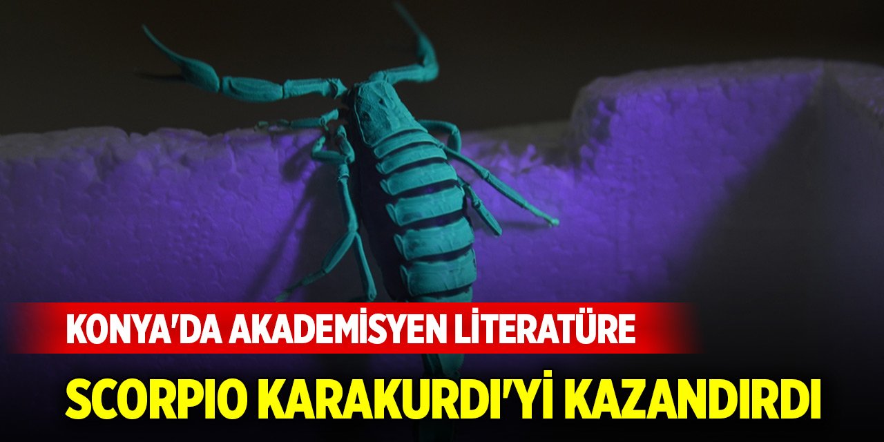 Konya'da akademisyen literatüre Scorpio Karakurdi'yi kazandırdı