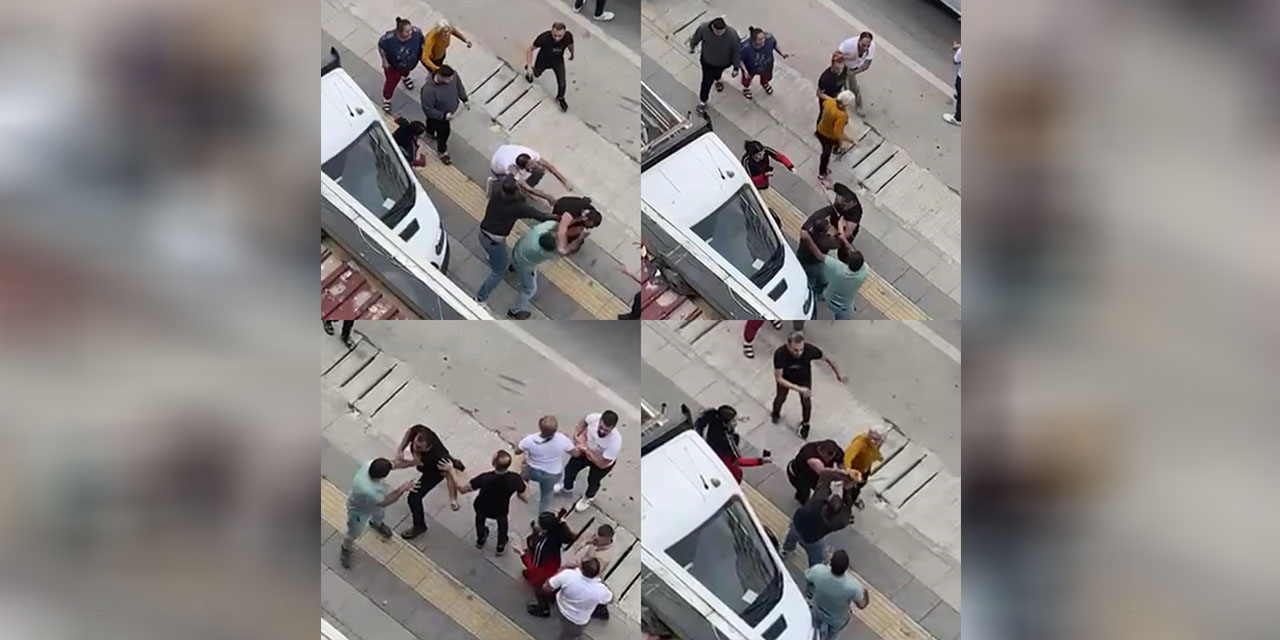 Trafikte tartışma yumruklu kavgaya dönüştü