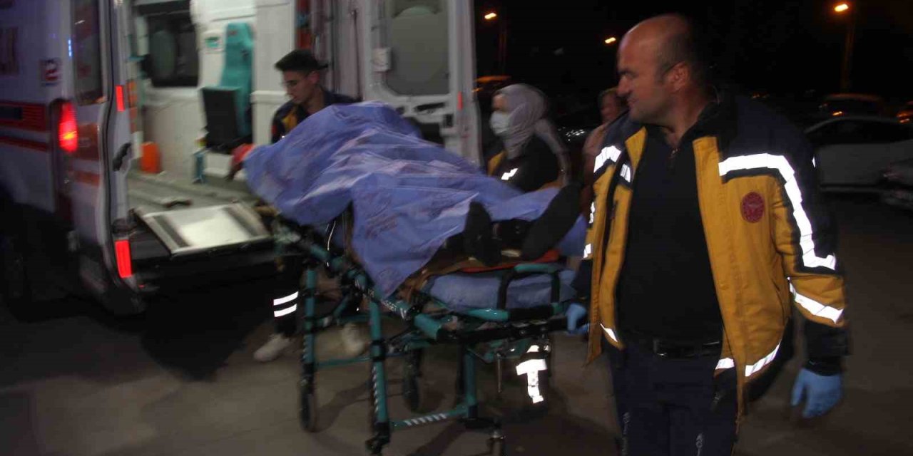 Konya’da ineğin teptiği şahıs hastanelik oldu