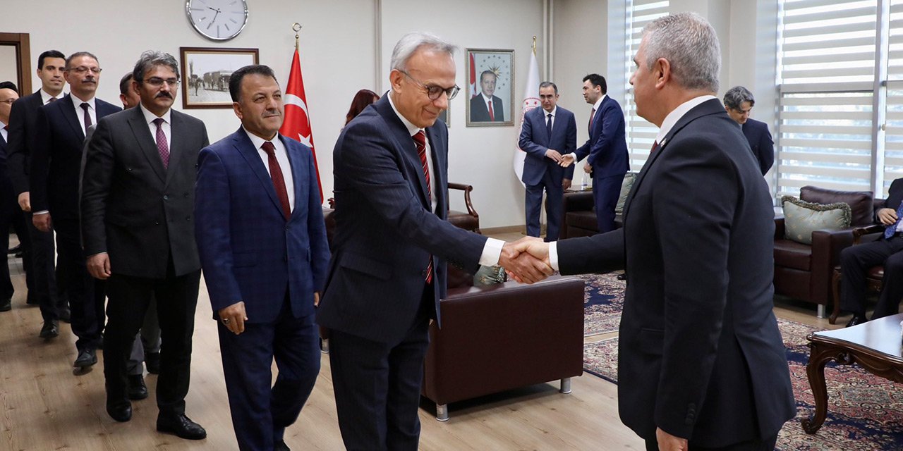 Konya'da bayramlaşma geleneği sürdü