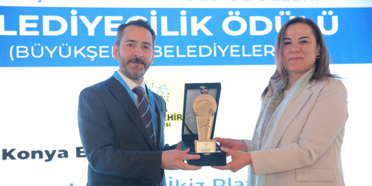 Konya Büyükşehir’in projesine ödül