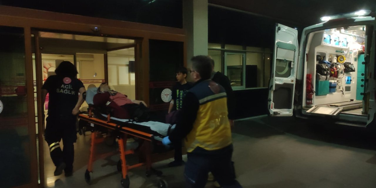 Yer Konya... Anne ile oğlu hastanelik oldu