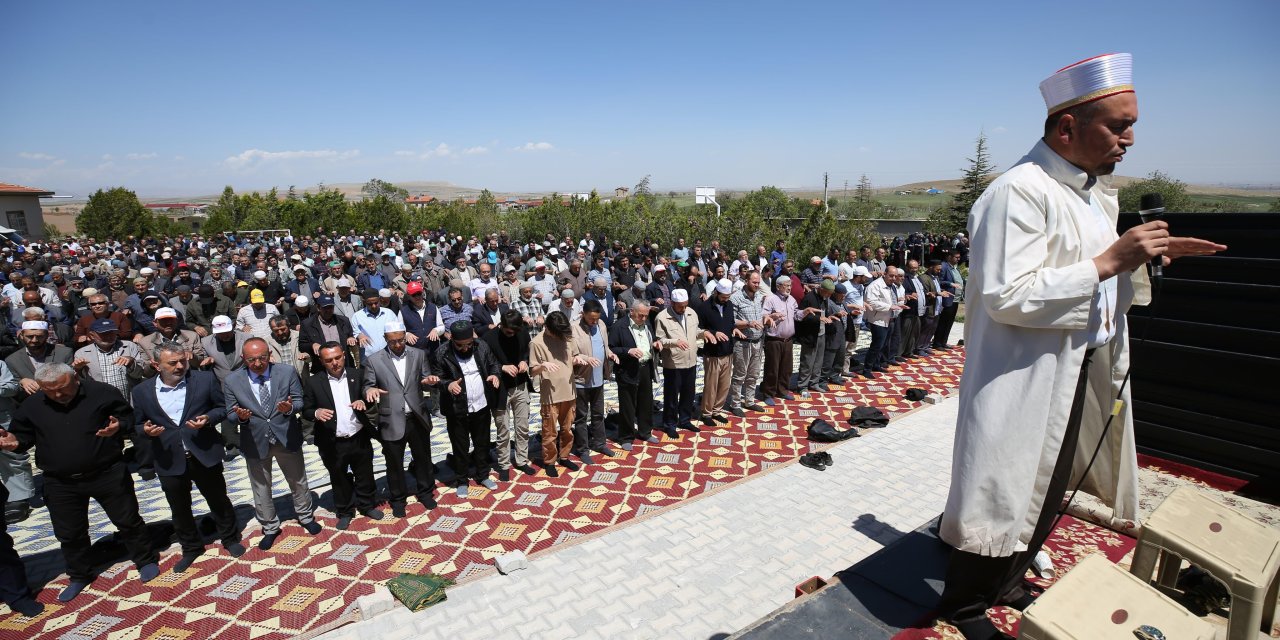 Kayhüyük Mahallesi'nde yağmur duası