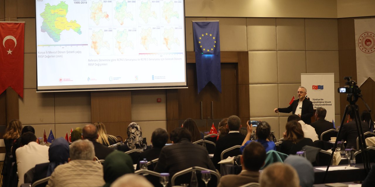 İklim değişikliğine uyum eğitimleri... Konya 4 pilot ilden biri