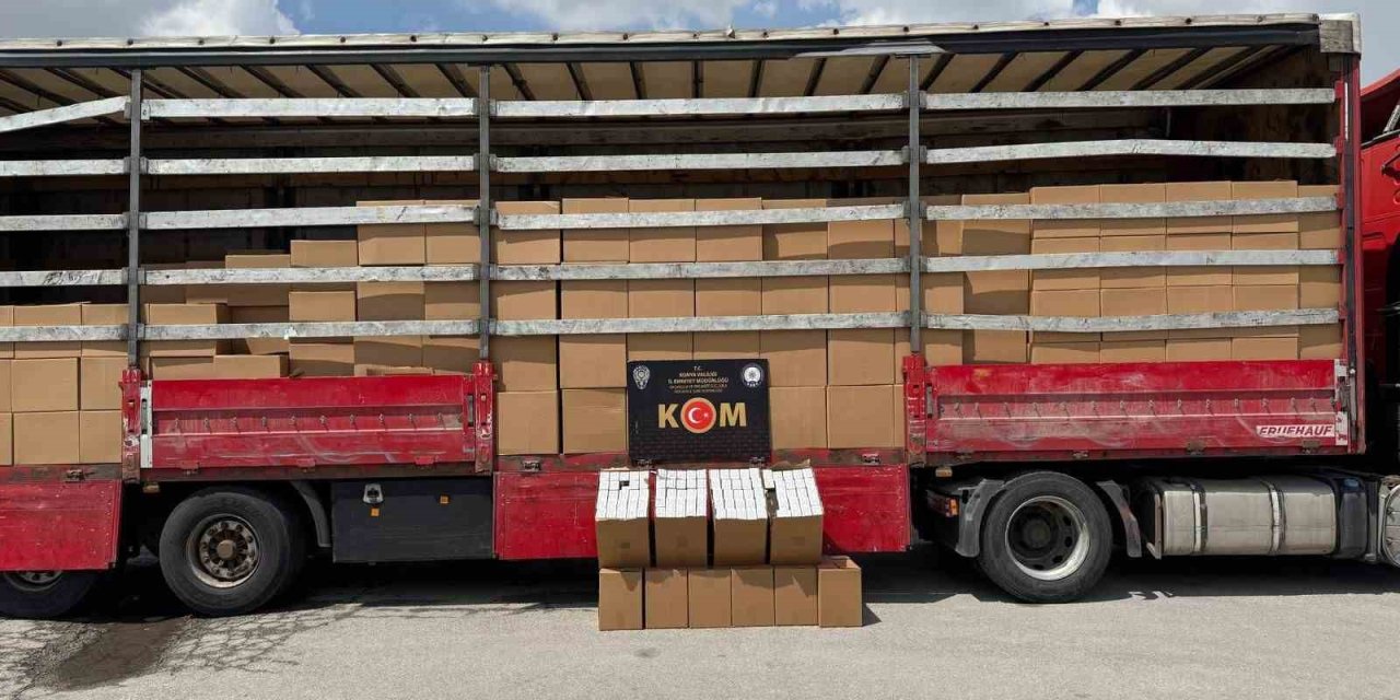 Konya’da kaçakçılık operasyonu! Tam 6 milyon 200 bin adet ele geçirildi