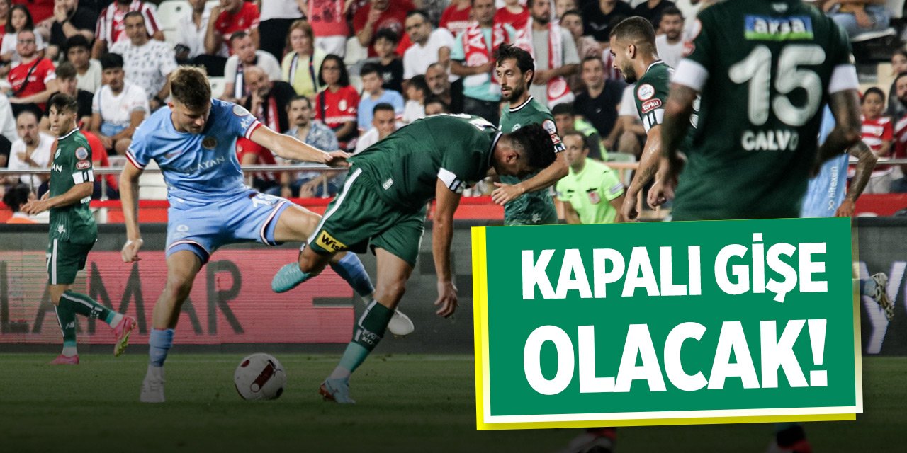Konyaspor maçı full tribünlere oynanacak!