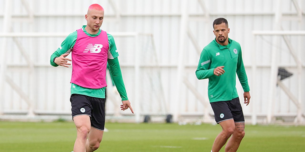 Konyaspor, Antalyaspor maçının taktiğini çalıştı