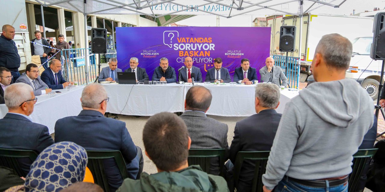 Meram’ın mahallelerinde hizmet seferberliği