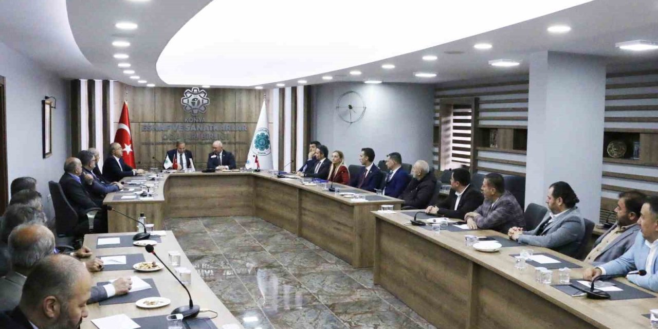 TSE Başkanı Şahin, Konya'daoda başkanlarıyla bir araya geldi