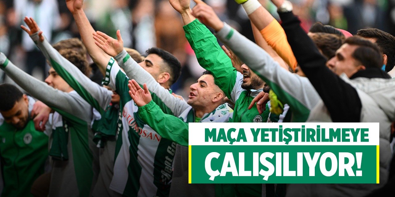 Konyaspor'da bu isimler maçta olmayacak!