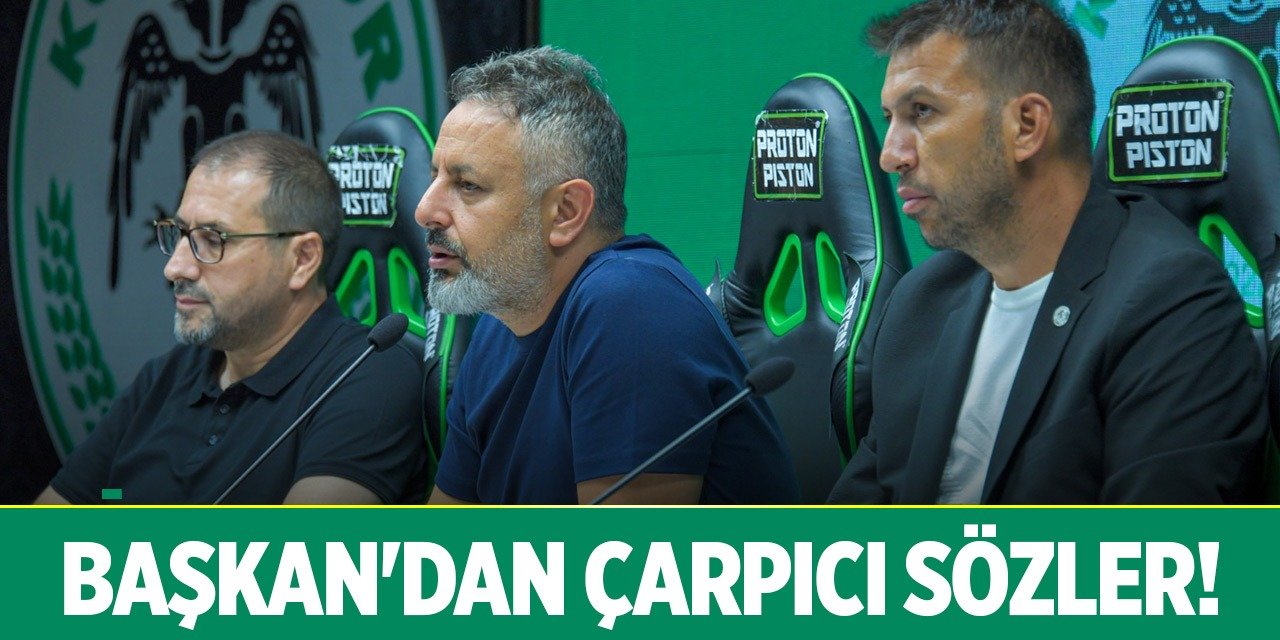 Konyaspor'da Başkan'dan gelecek sezon mesajları!