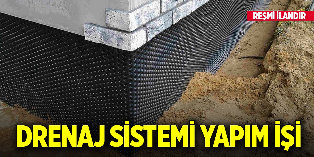 Drenaj sistemi yapım işi