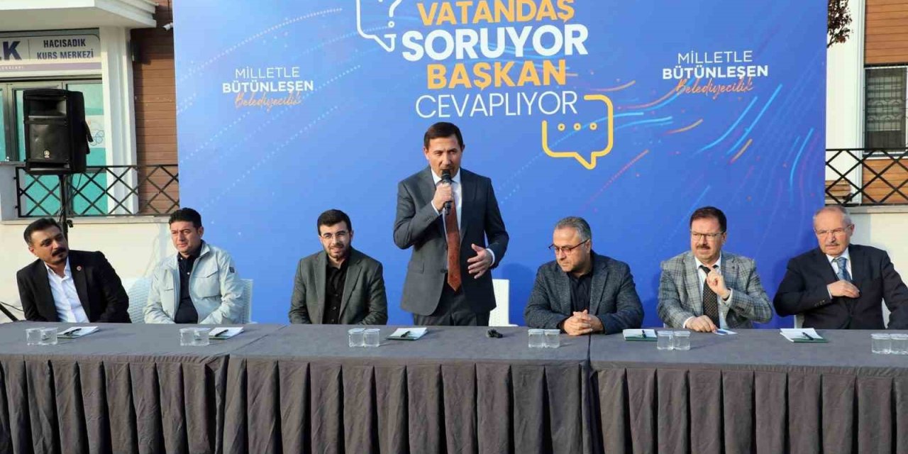 Karatay’da vatandaş soruyor, başkan cevaplıyor