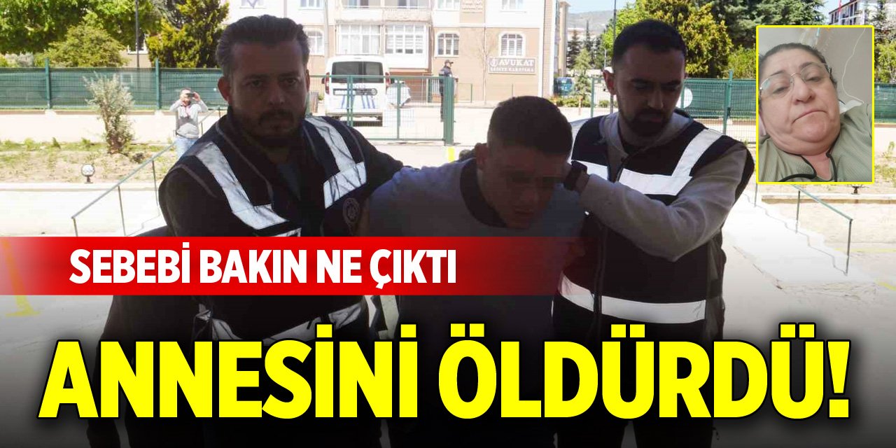 Annesini öldürdü! Sebebi bakın ne çıktı
