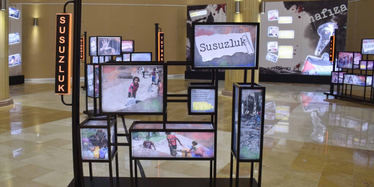 Konya'daki sergi dikkat çekti