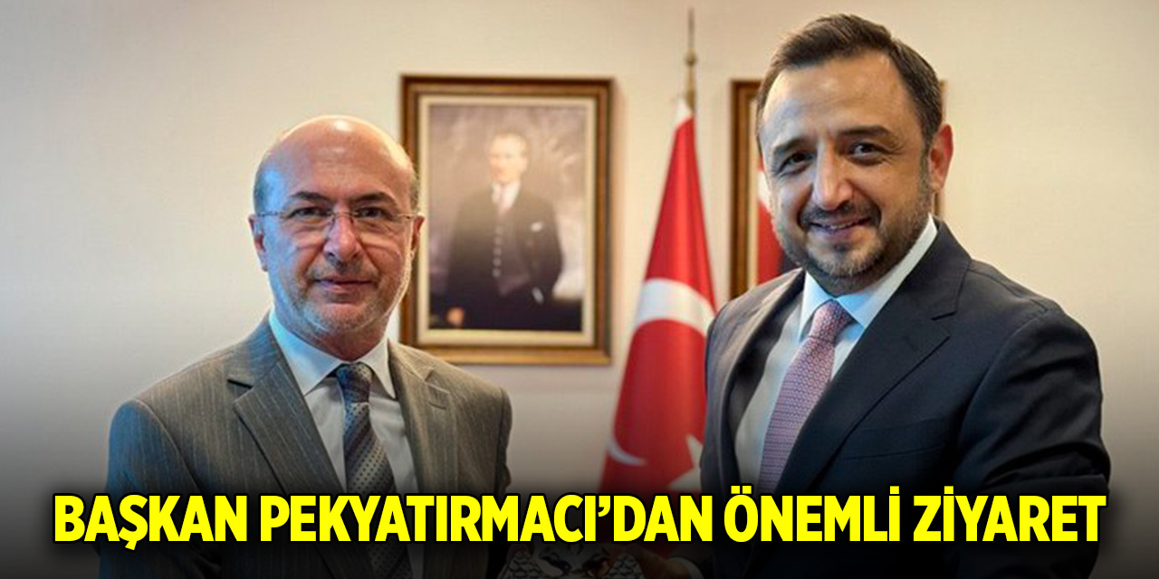 Başkan Pekyatırmacı'dan Saraybosna Büyükelçisi Emin Akseki'ye ziyaret