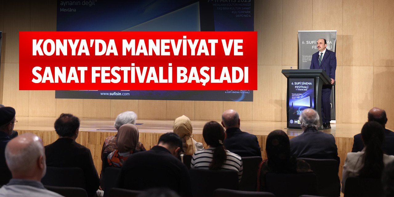 Konya&#039;da maneviyat ve sanat festivali başladı