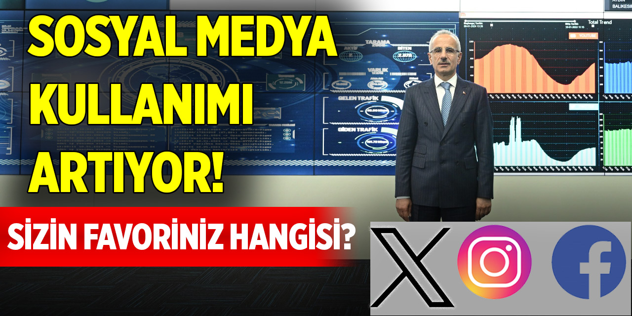 Sosyal medya kullanımı artıyor! 32 saat 36 dakika...
