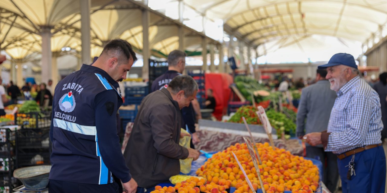 Konya'nın pazar yerlerinde denetim
