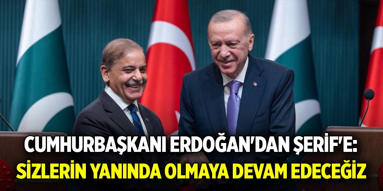 Cumhurbaşkanı Erdoğan&#039;dan Şerif&#039;e: Sizlerin yanında olmaya devam edeceğiz