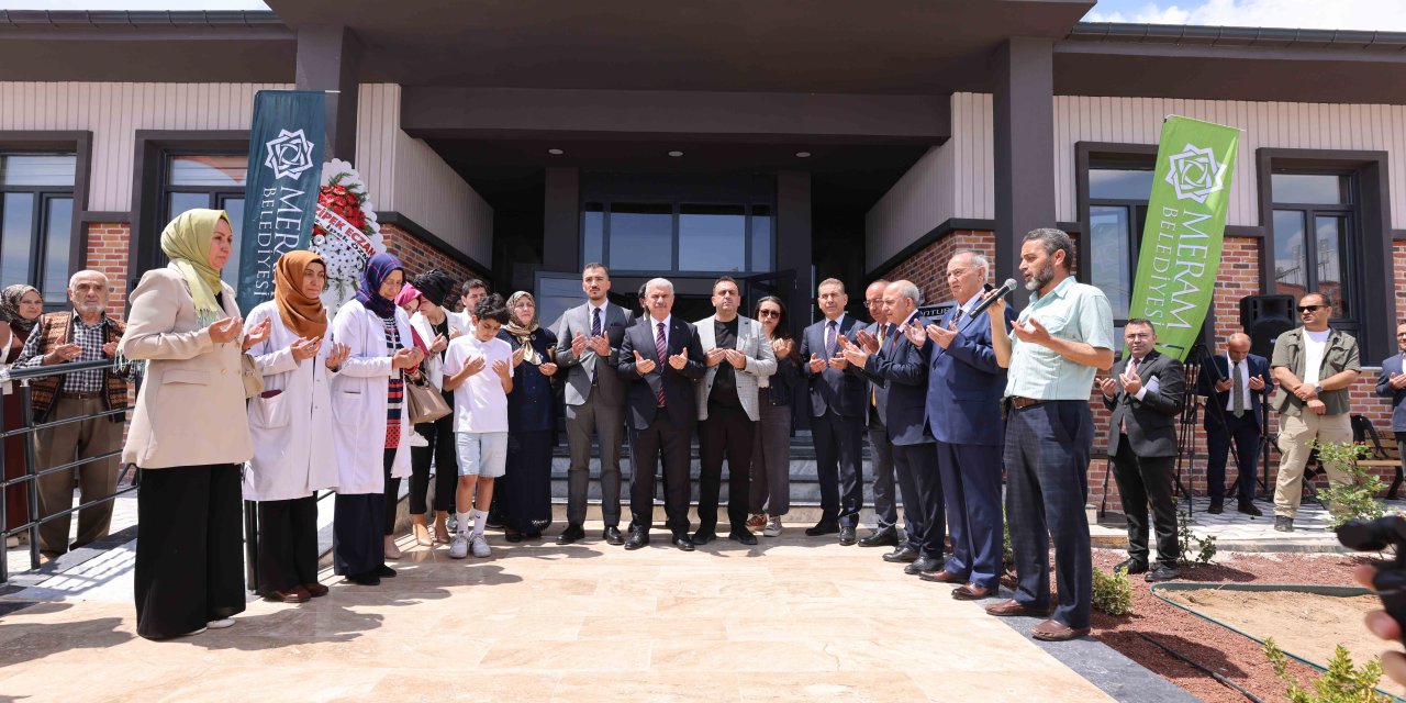 Meram’a bir yatırım daha! Törenle açıldı