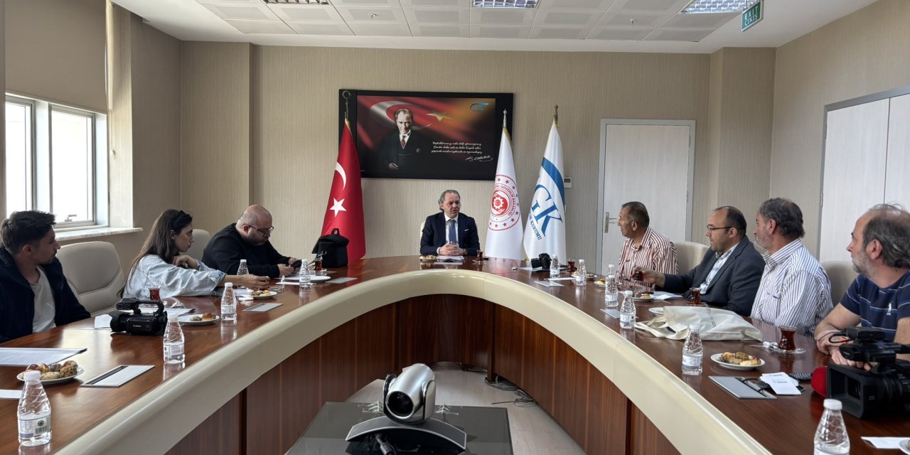 Konya'da Sosyal Güvenlik Haftası dolayısıyla basın toplantısı yapıldı