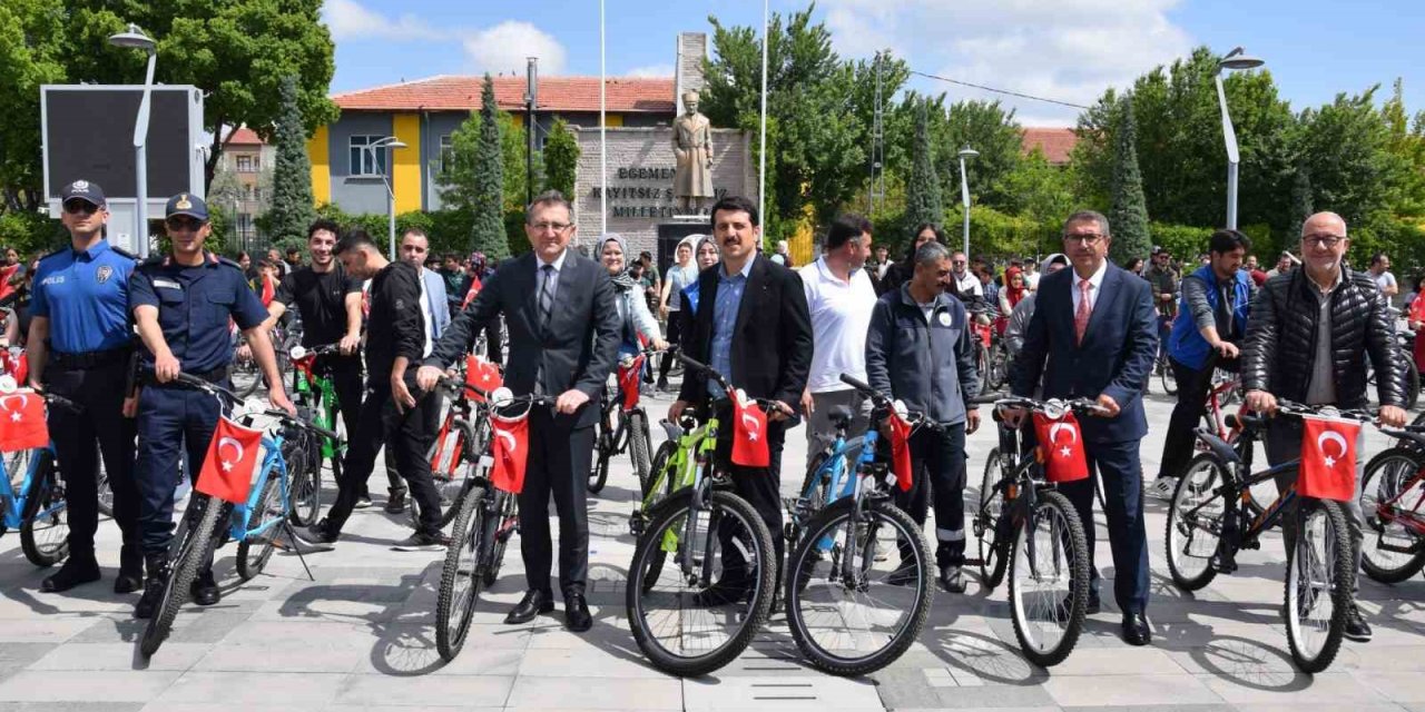 Konya Karapınar’da "Spor için pedalları çevir" etkinliği