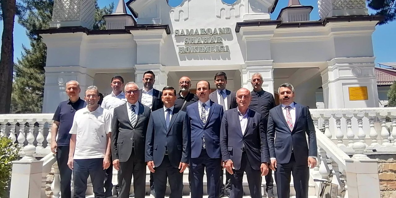 Başkan Altay, Konya'nın kardeş şehri Semerkant'ta