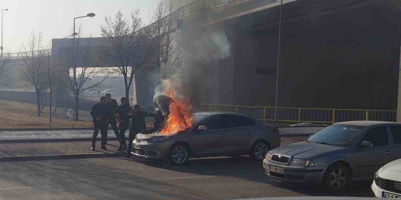 Araç yangınlarına karşı hayat kurtaran uyarı