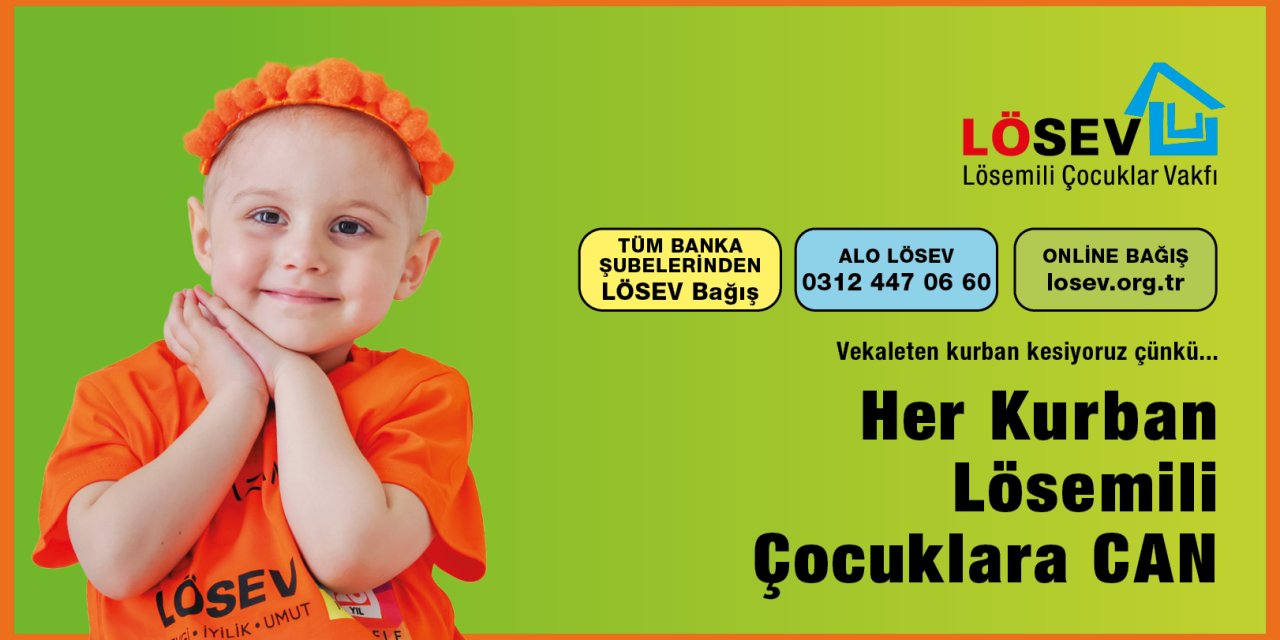 Her kurban Lösemili çocuklara can!