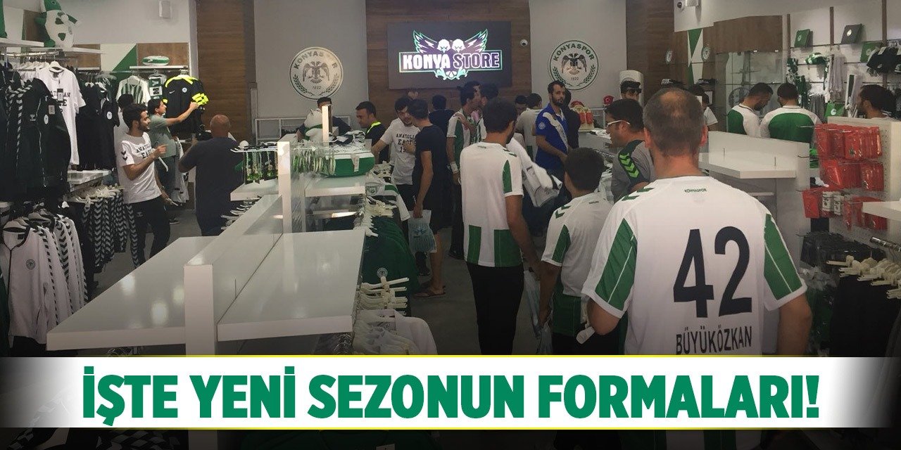 Konyaspor taraftarının merakla beklediği formalar!