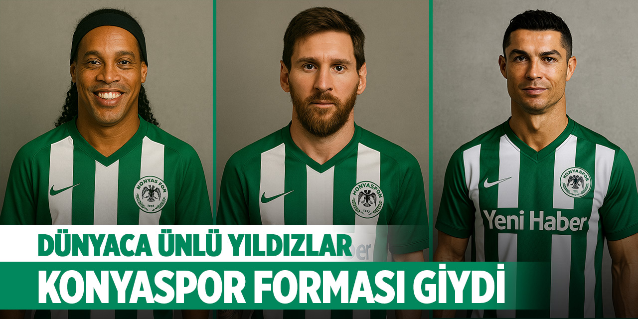 Dünyaca ünlü yıldızlar Konyaspor forması giydi!
