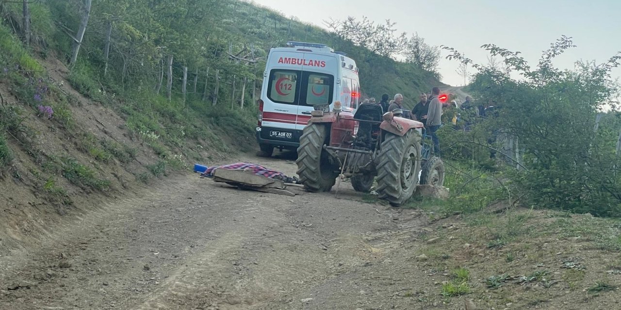 Traktör devrildi! Sürücüsü öldü