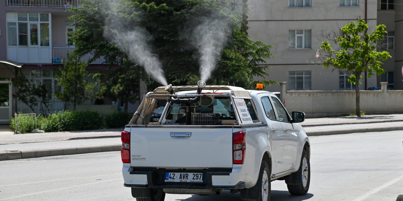 Konya'da haşerelere karşı mücadele!