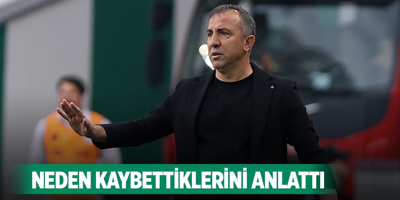 Konyaspor'da Recep Uçar yenilgiyi böyle okudu