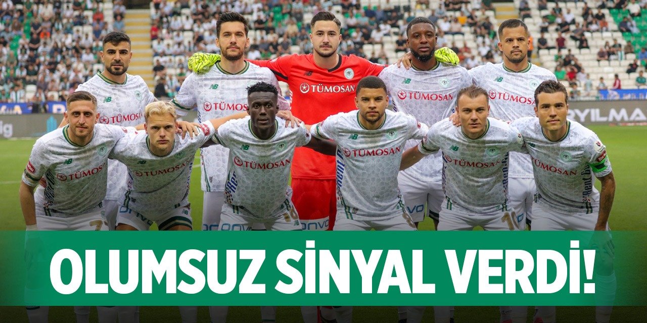 Konyaspor'da beklenen ivmeyi çıkamadı!