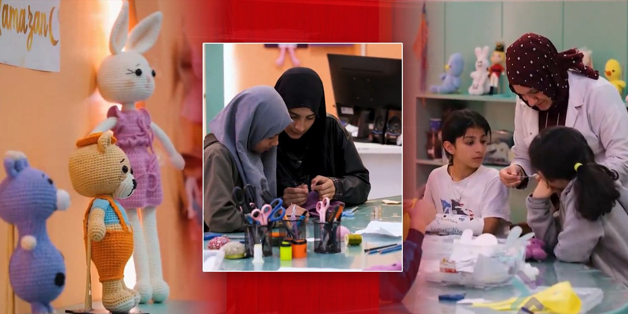 Konya'da organik oyuncak üretiyorlar