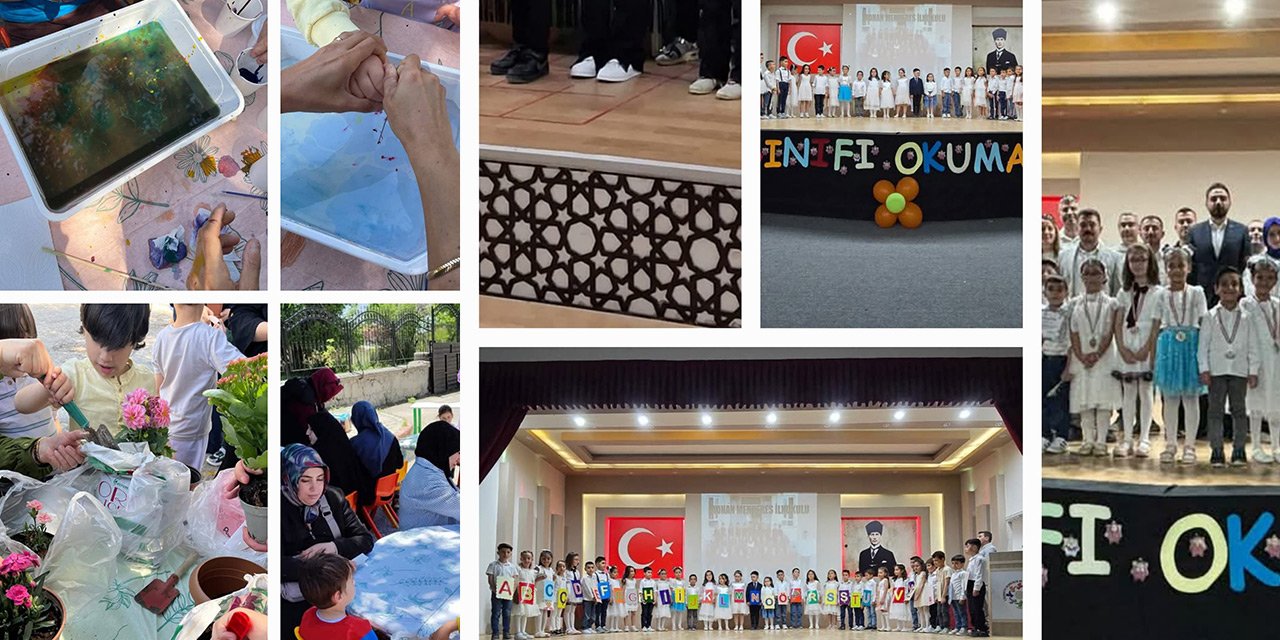 Konya'da okul koridorları yeniden tasarlandı