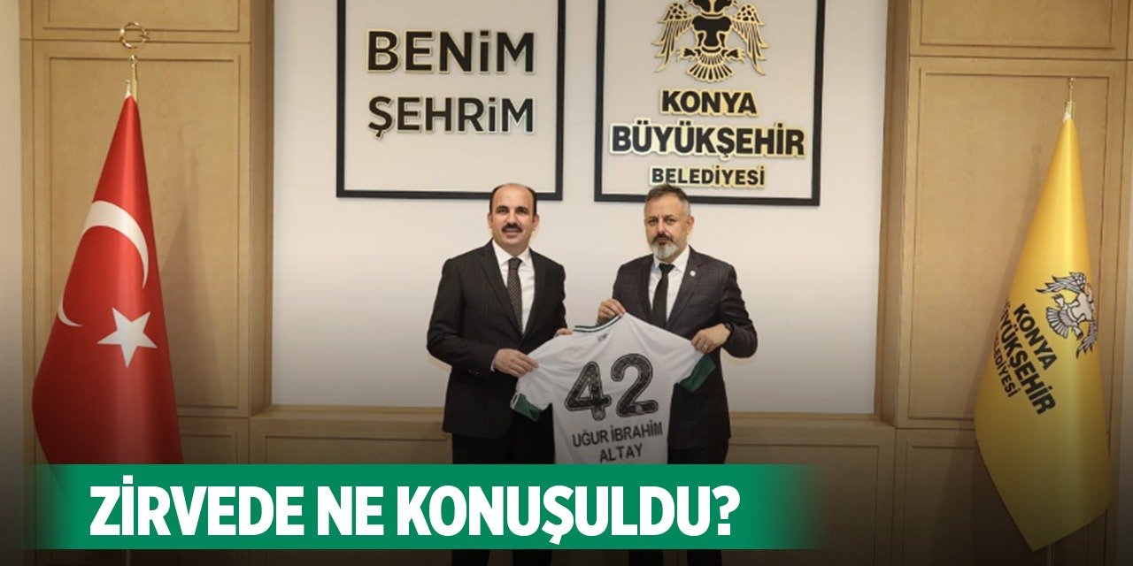 Özel... Konyaspor için dev zirve yapıldı!