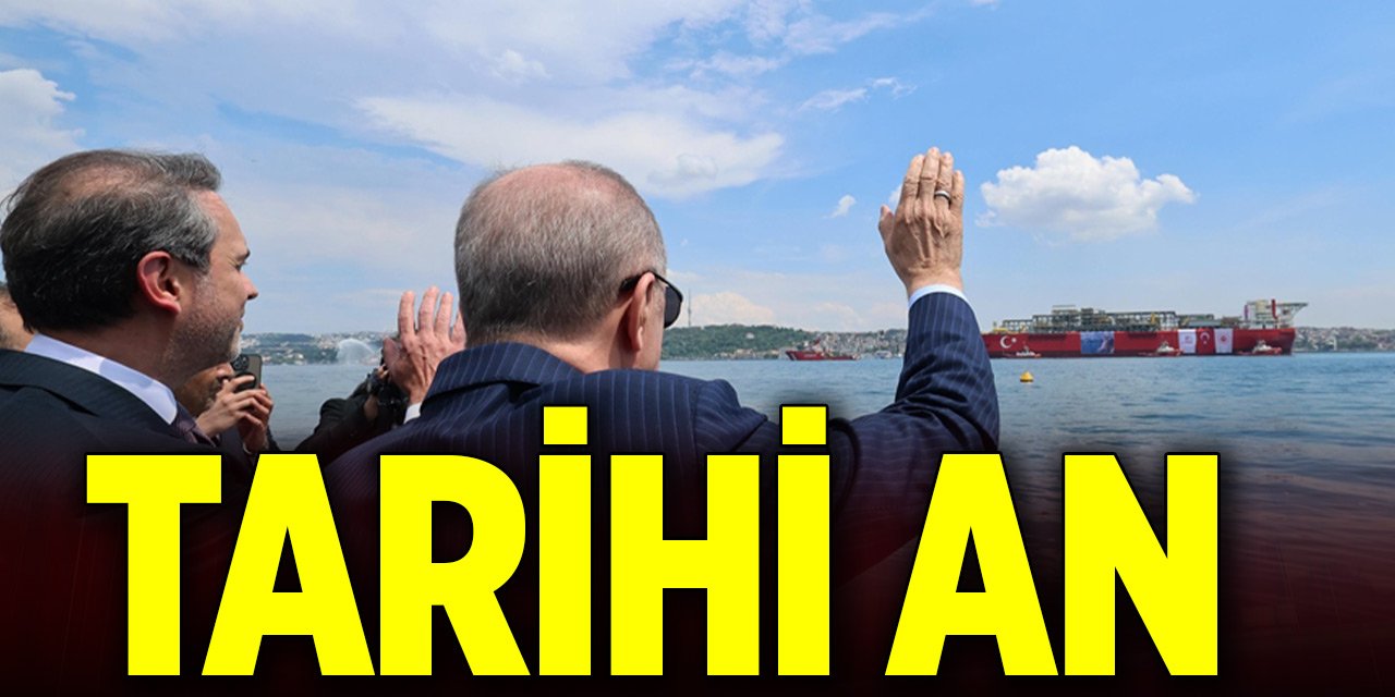 Boğaz'da tarihi an... Cumhurbaşkanı Erdoğan uğurladı