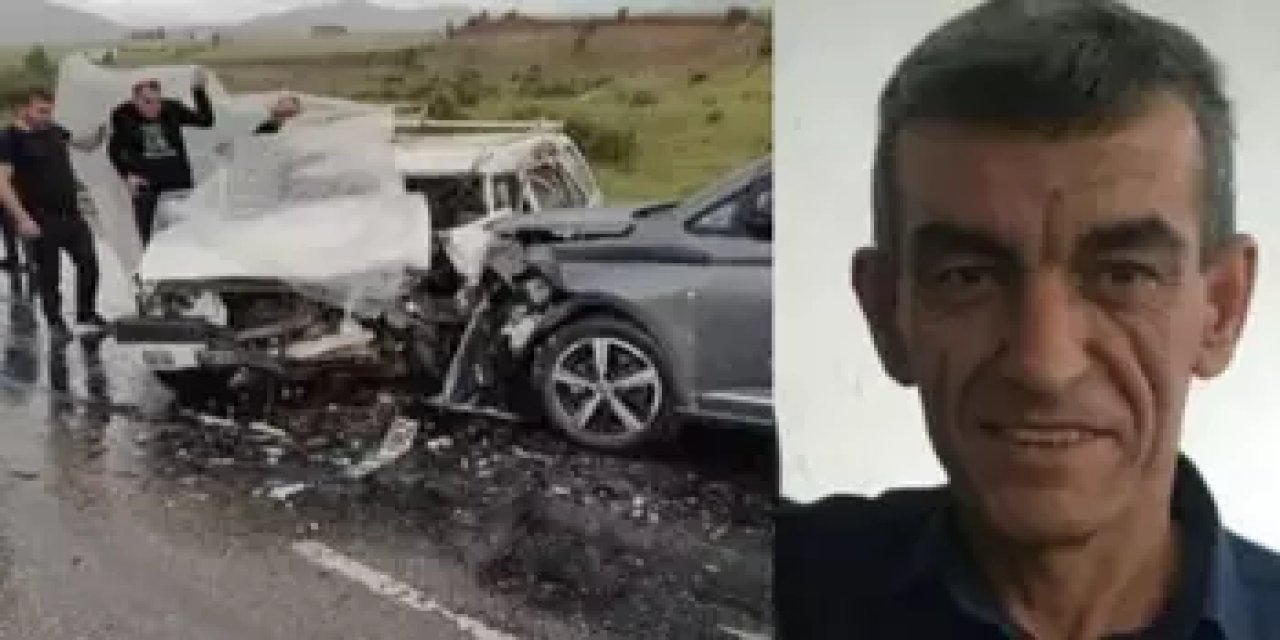 2 otomobil çarpıştı: 1 ölü, 1 yaralı