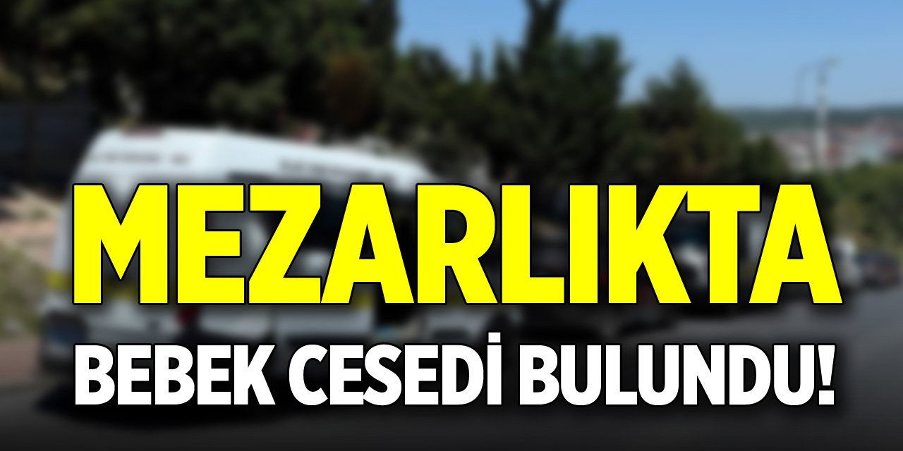 Mezarlıkta bebek cesedi bulundu!