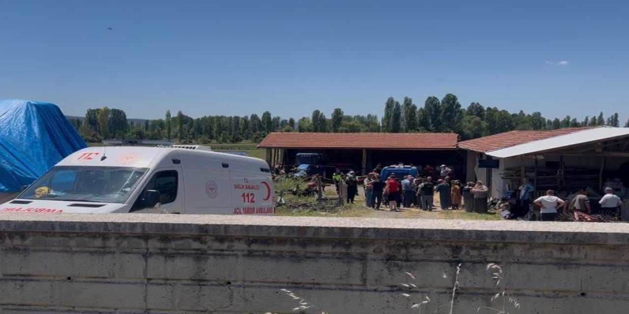 Kıyafetini traktörün şaftına kaptıran Halil İbrahim öldü