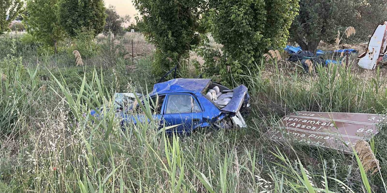 Çanakkale’de 3 araçlı zincirleme kaza: 1’i ağır 5 yaralı