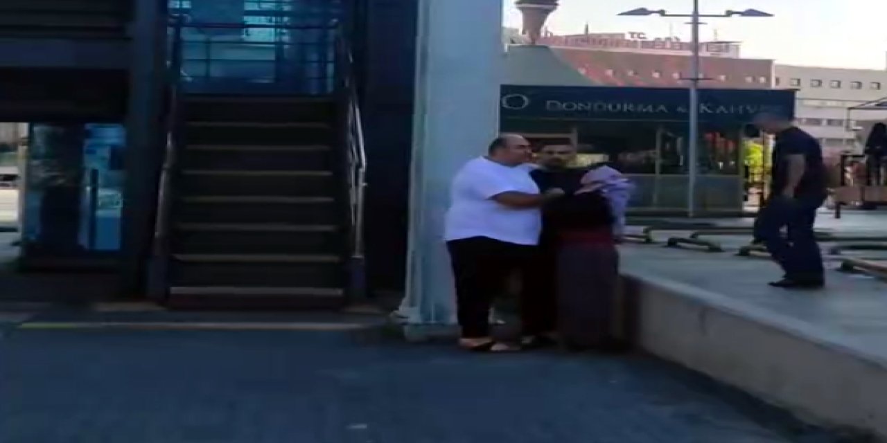 Baba- oğul, sürücüyü darbetti