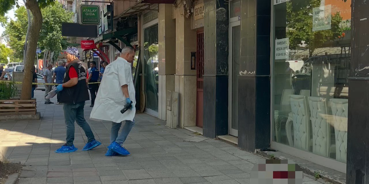 Cadde ortasında öldürüldü