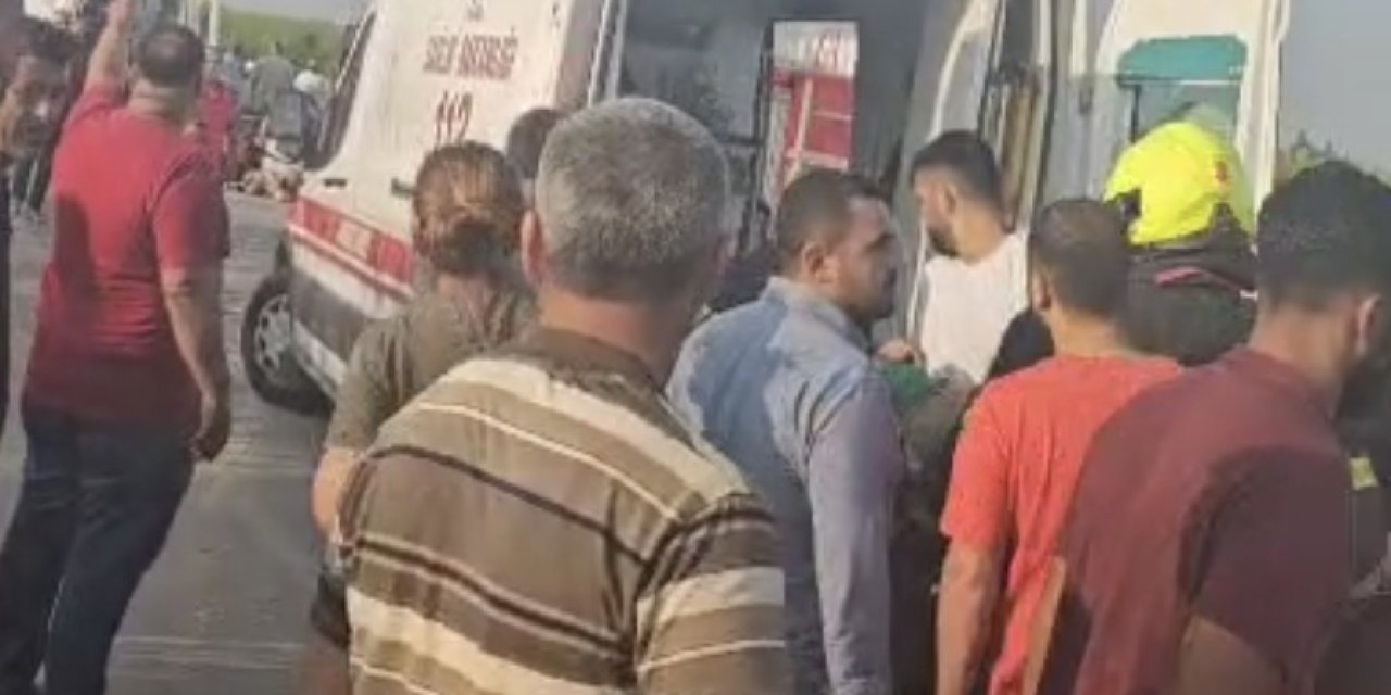 Feci kazada 2 otomobil çarpıştı; 7 yaralı