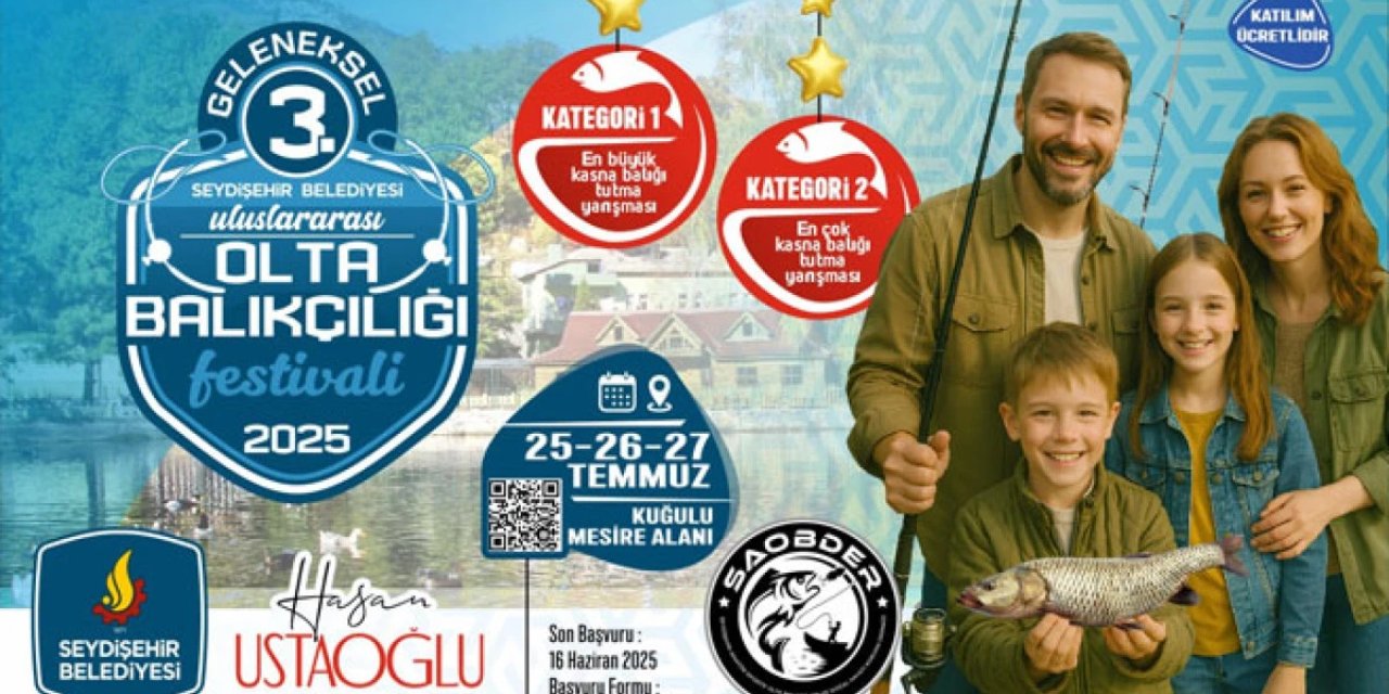 Konya'da Olta Balıkçılığı Festivali düzenlenecek